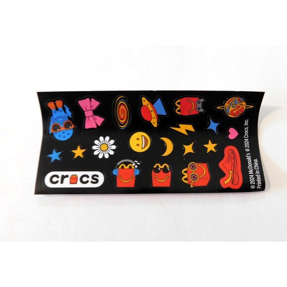 McDonalds Happy Meal Toy Mini Croc #3 Keychain Backpack Charm Stickers - Picture 3 of 4